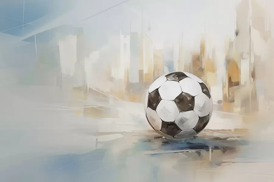 murales de pared Balón de fútbol w05102