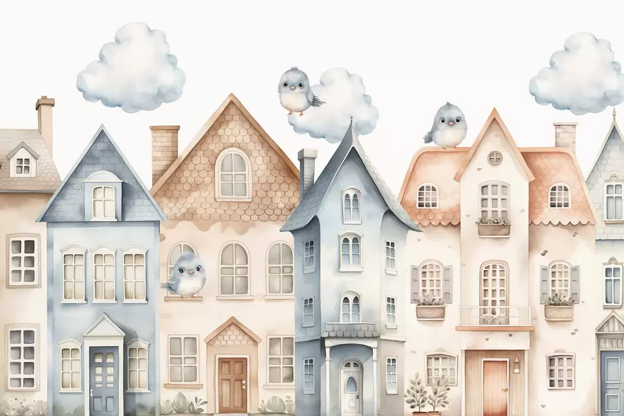 murales de pared Casas w05140