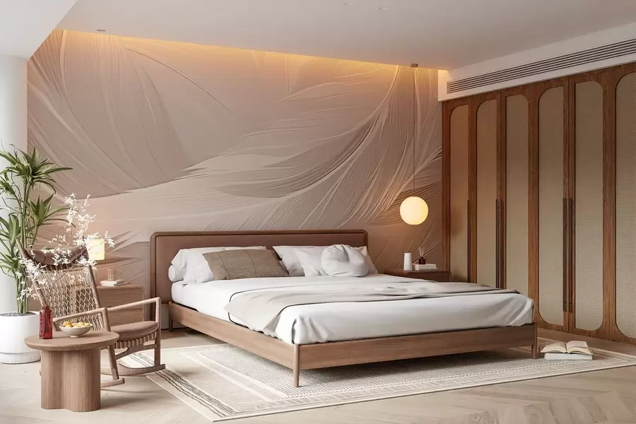 murales de pared Plumas w05104