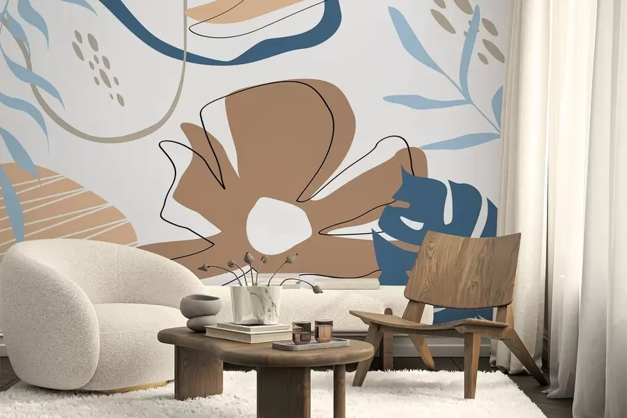 murales de pared Composición abstracta w05188v1