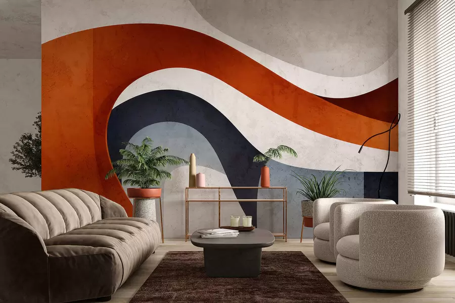 murales de pared Espacio geométrico w05169