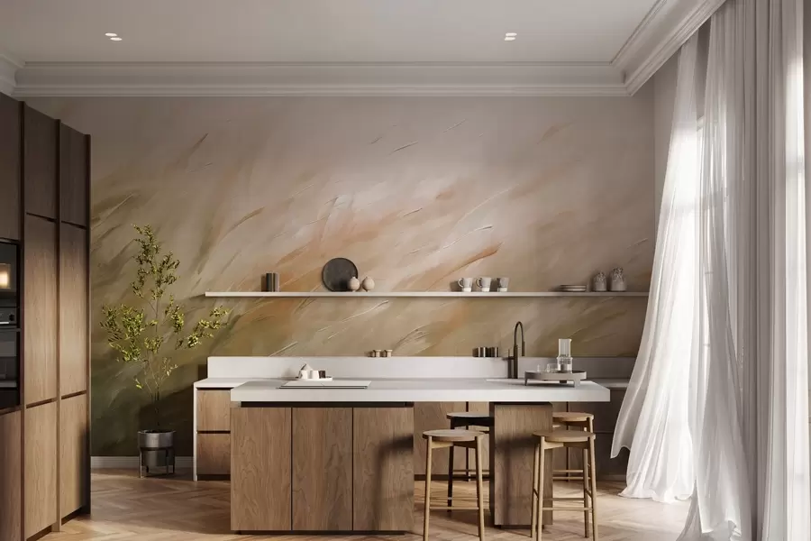 murales de pared Aliento de hierba w05183v1