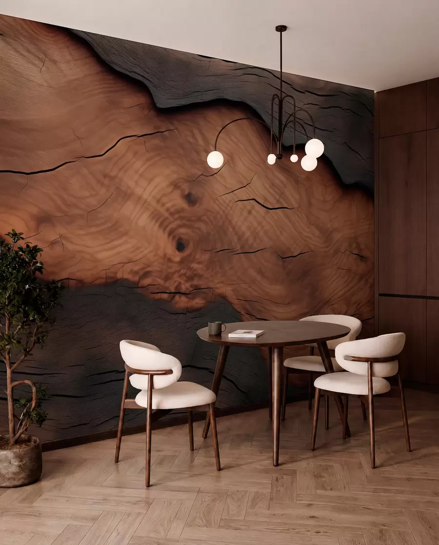 murales de pared Imitación de corteza de árbol w09705