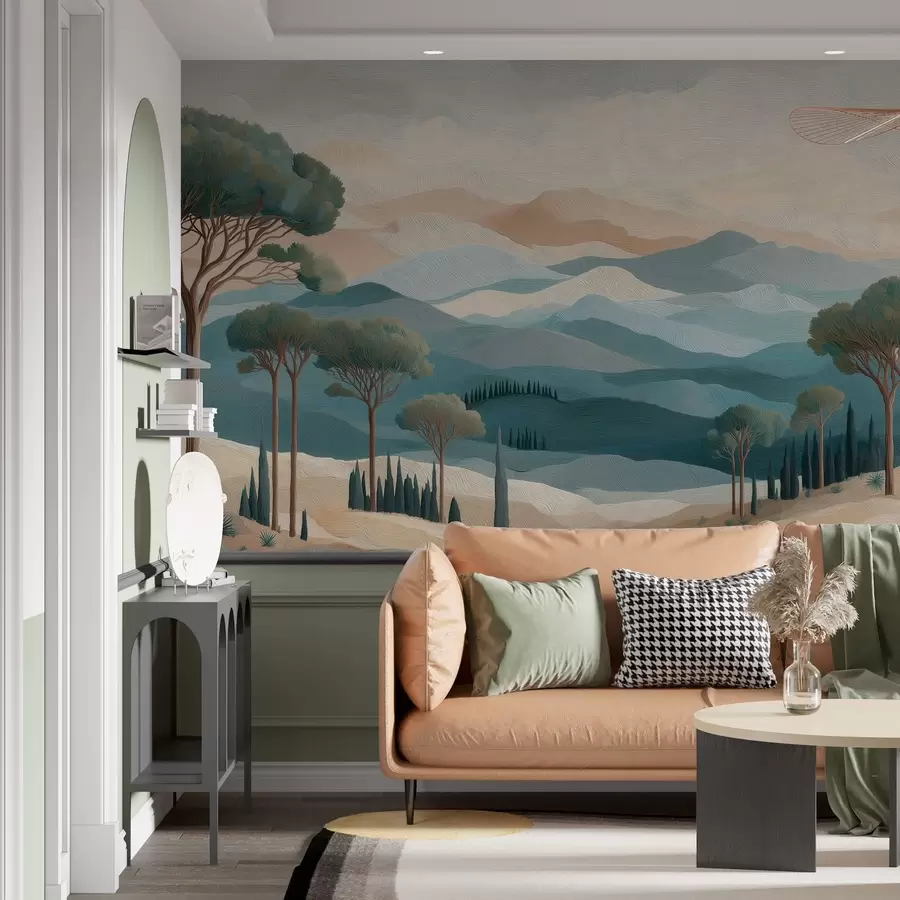 murales de pared Paisaje en estilo pintura al óleo w05258