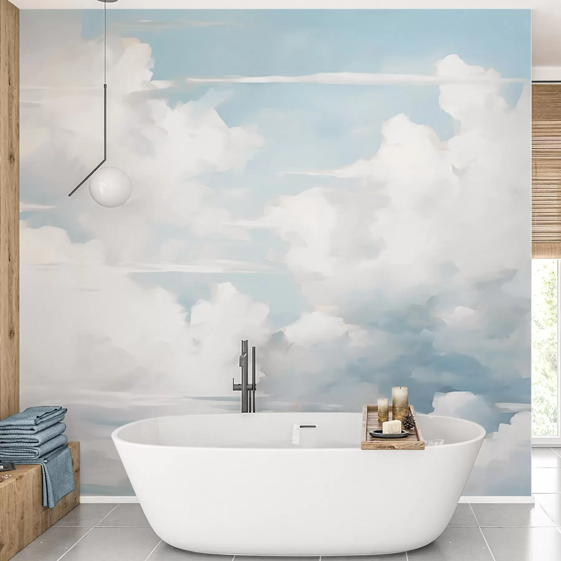 murales de pared Nubes w05370