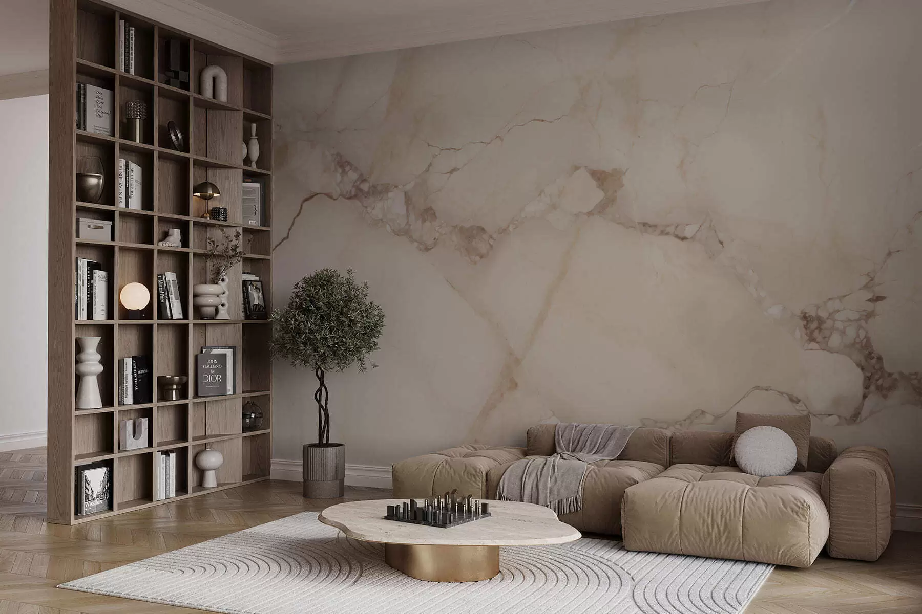 murales de pared Efecto mármol w05348