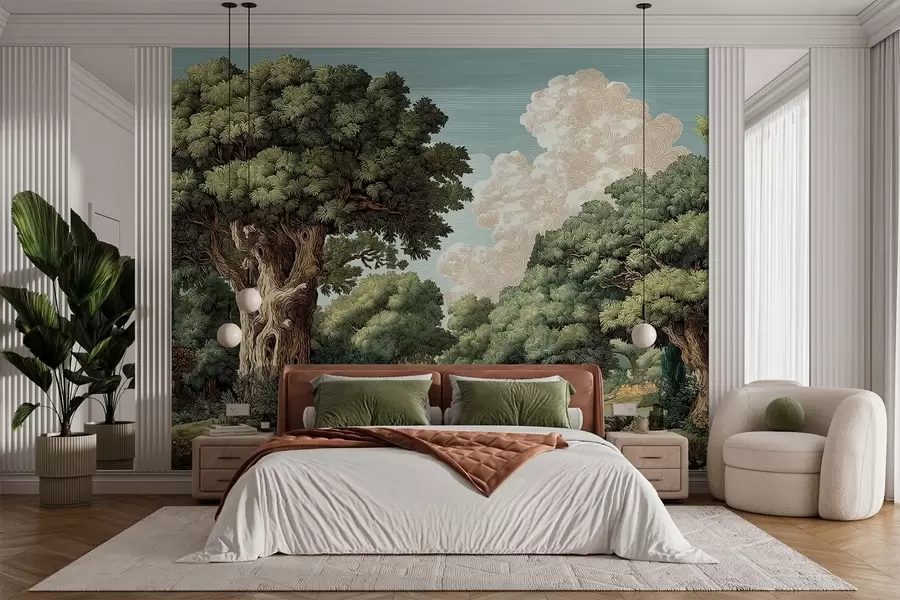 murales de pared Un bosque w05333