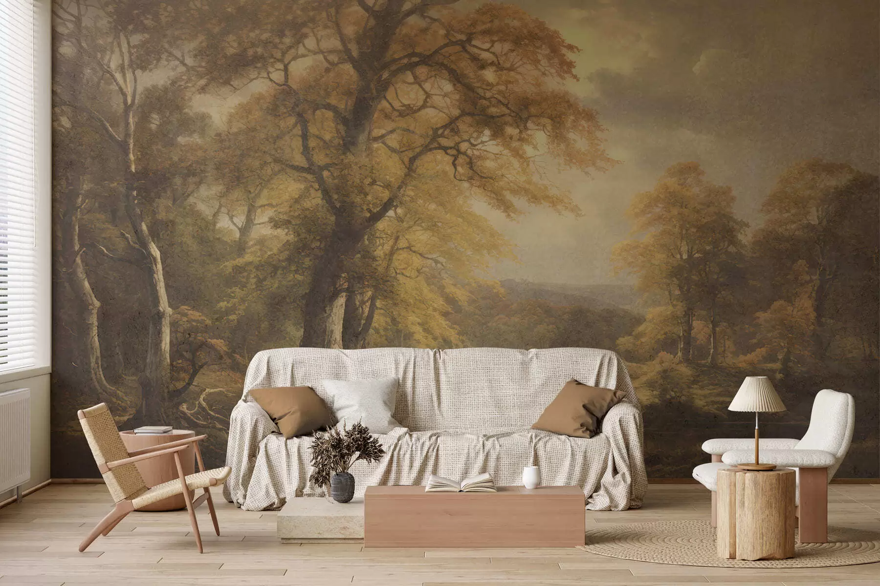 murales de pared Bosque antiguo w05447