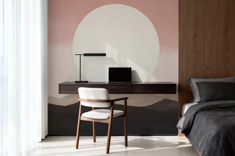 murales de pared Una tranquila puesta de sol w05285