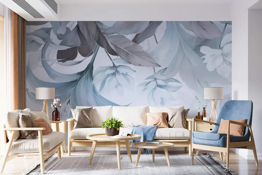 murales de pared Flores exóticas w05376v2
