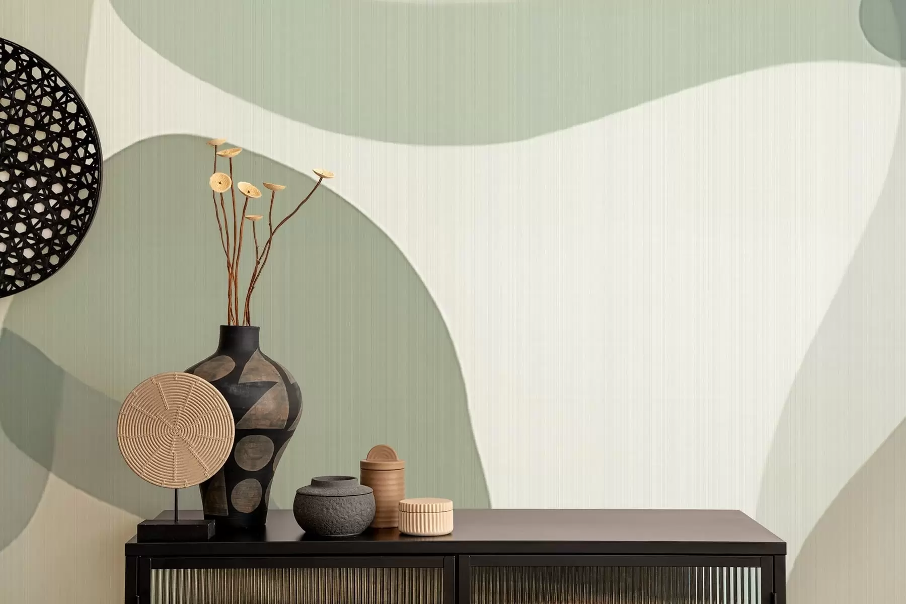 murales de pared Líneas suaves w05479