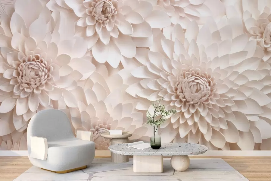murales de pared Flores grandes w05483