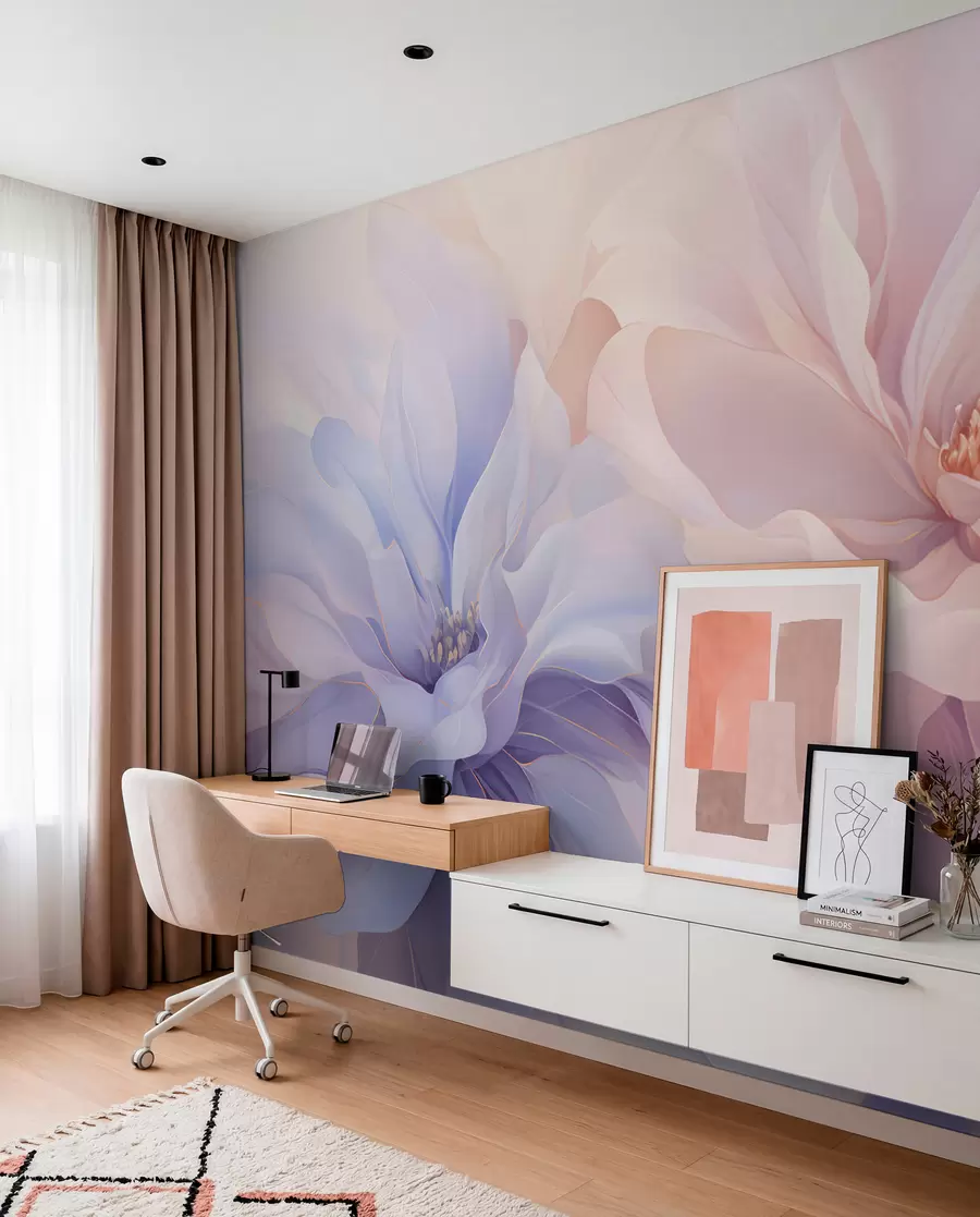 murales de pared Pétalos etéreos w05580