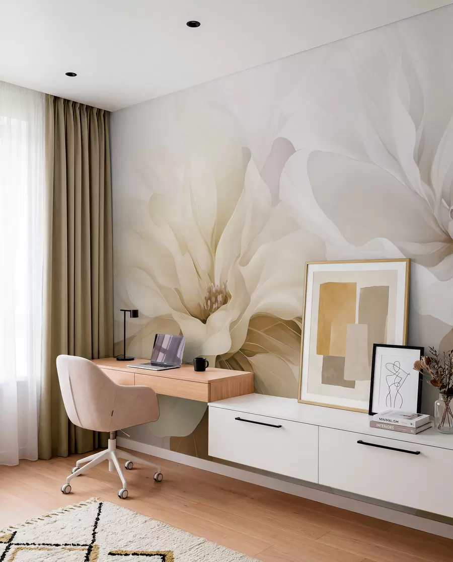 murales de pared Pétalos etéreos w05580v1