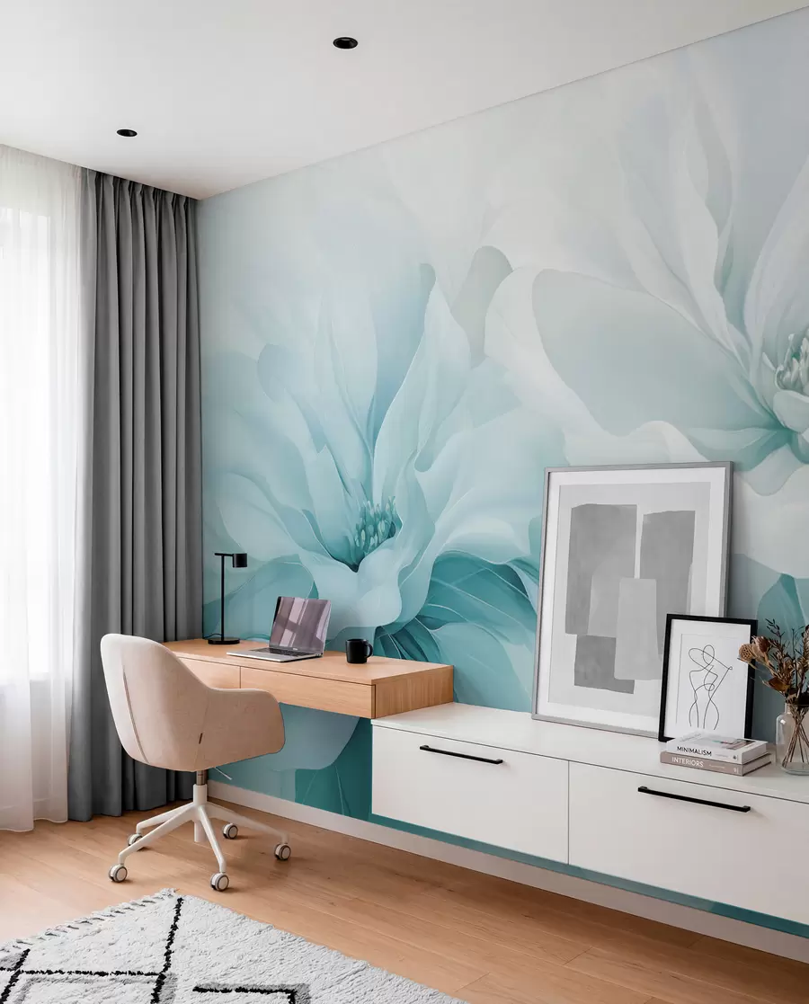 murales de pared Pétalos etéreos w05580v2
