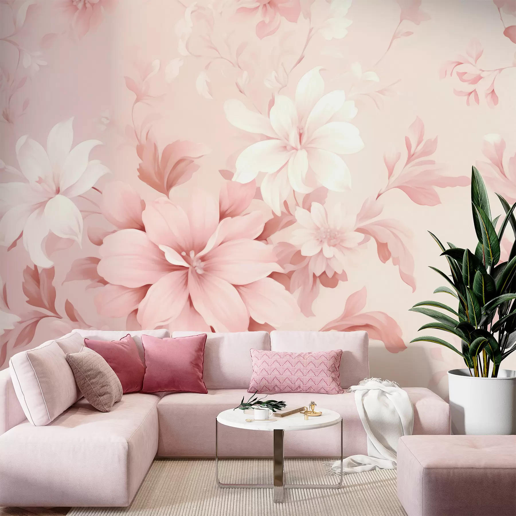 murales de pared Flores clásicas w05437