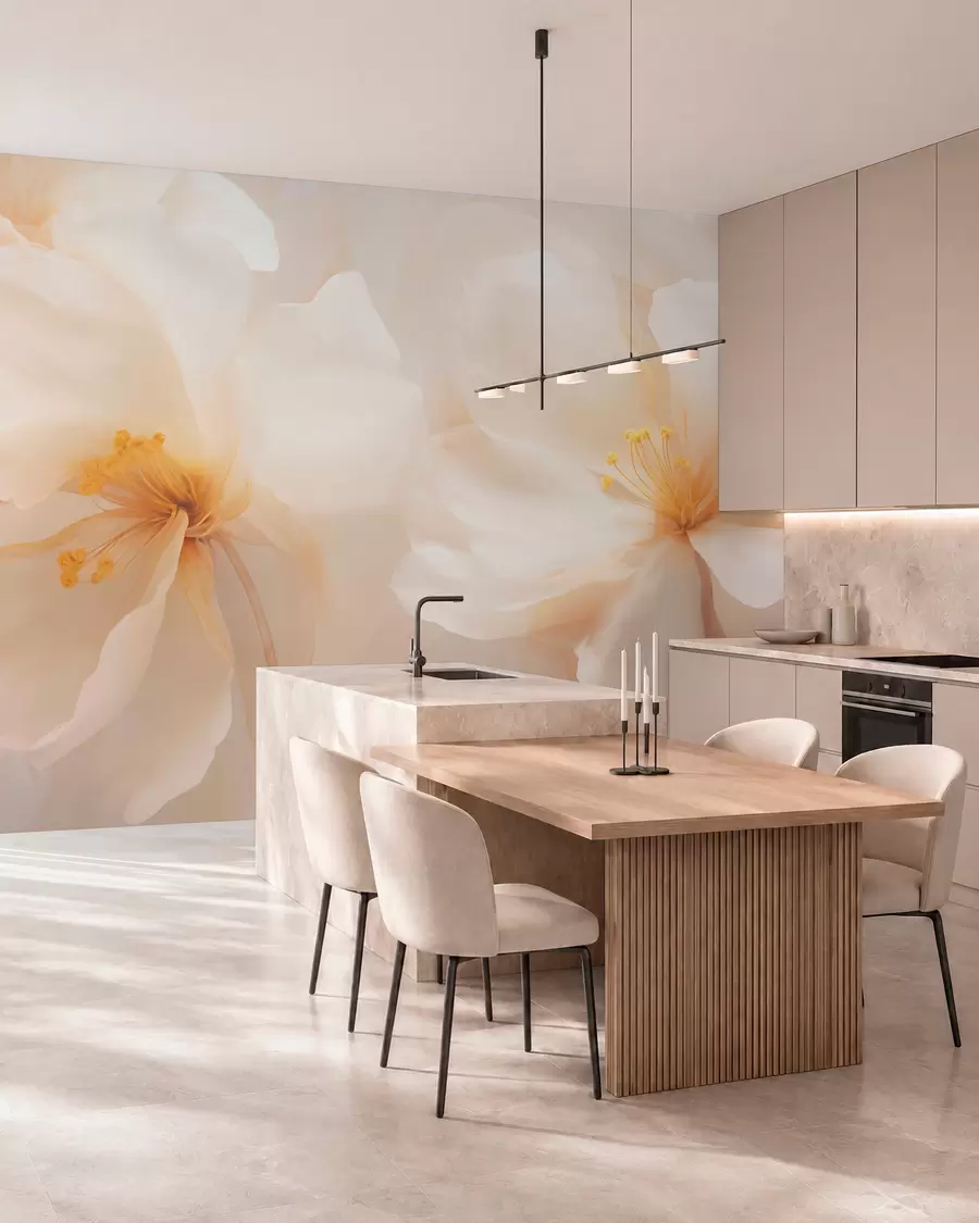 murales de pared Flores grandes w05615
