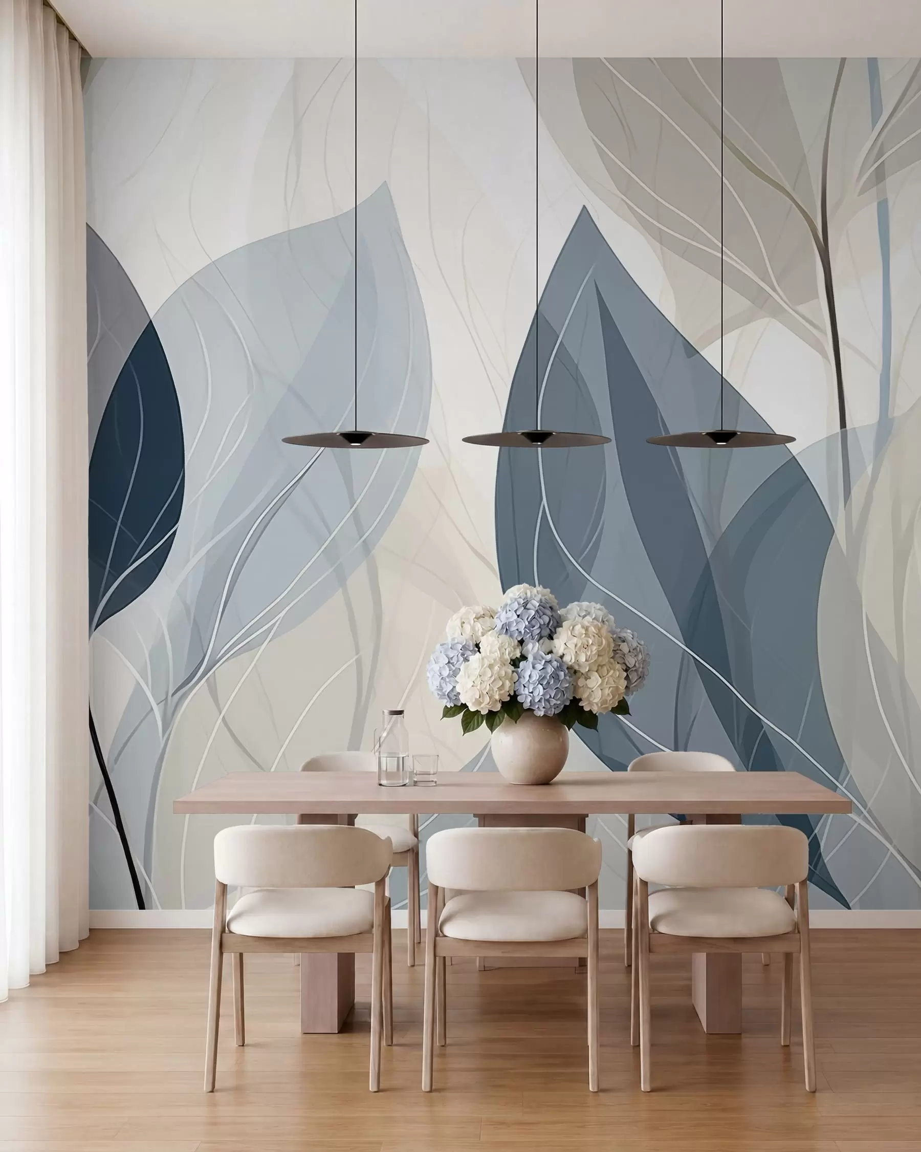 murales de pared Hojas susurrantes w09970