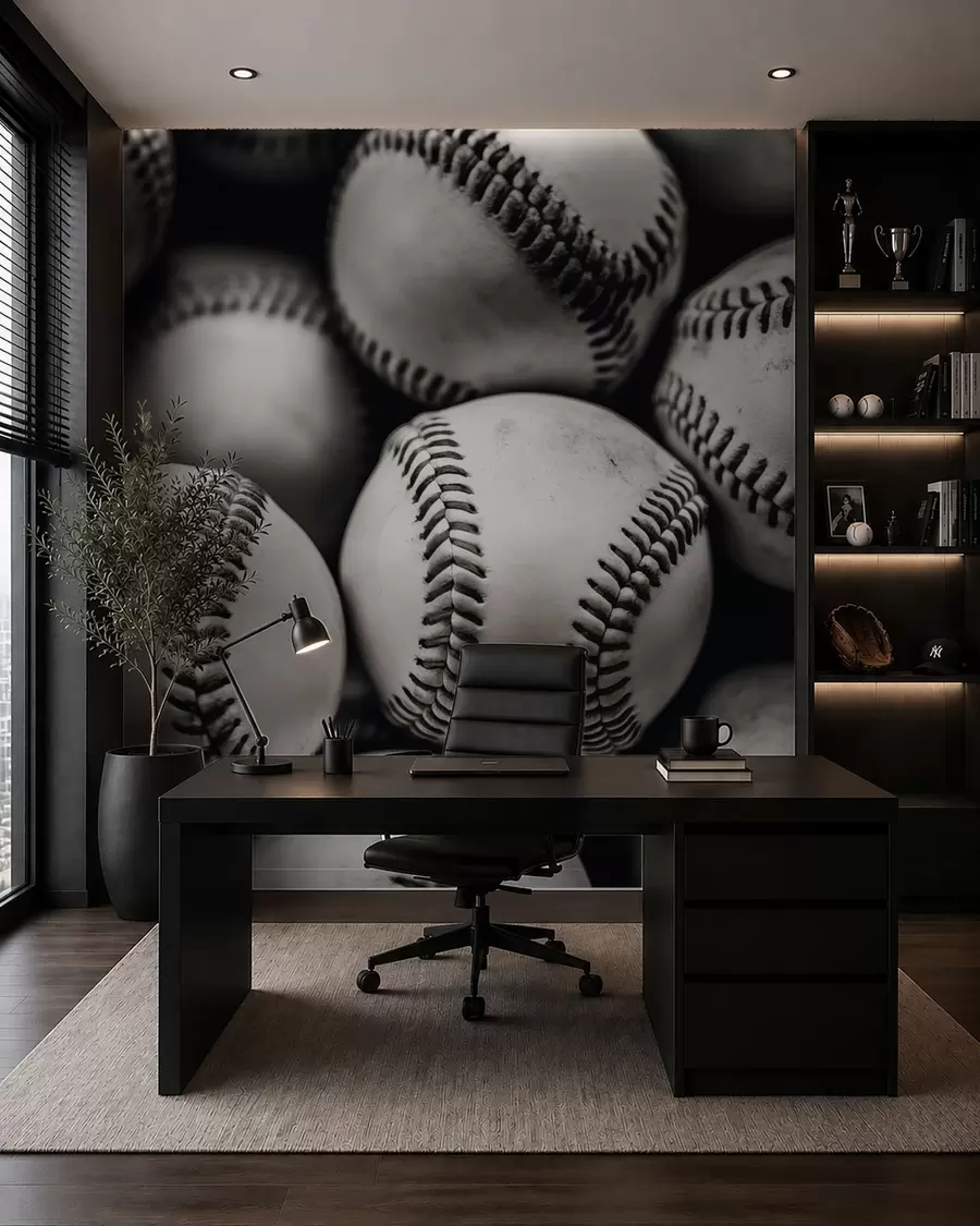 murales de pared Pelotas de béisbol w09966