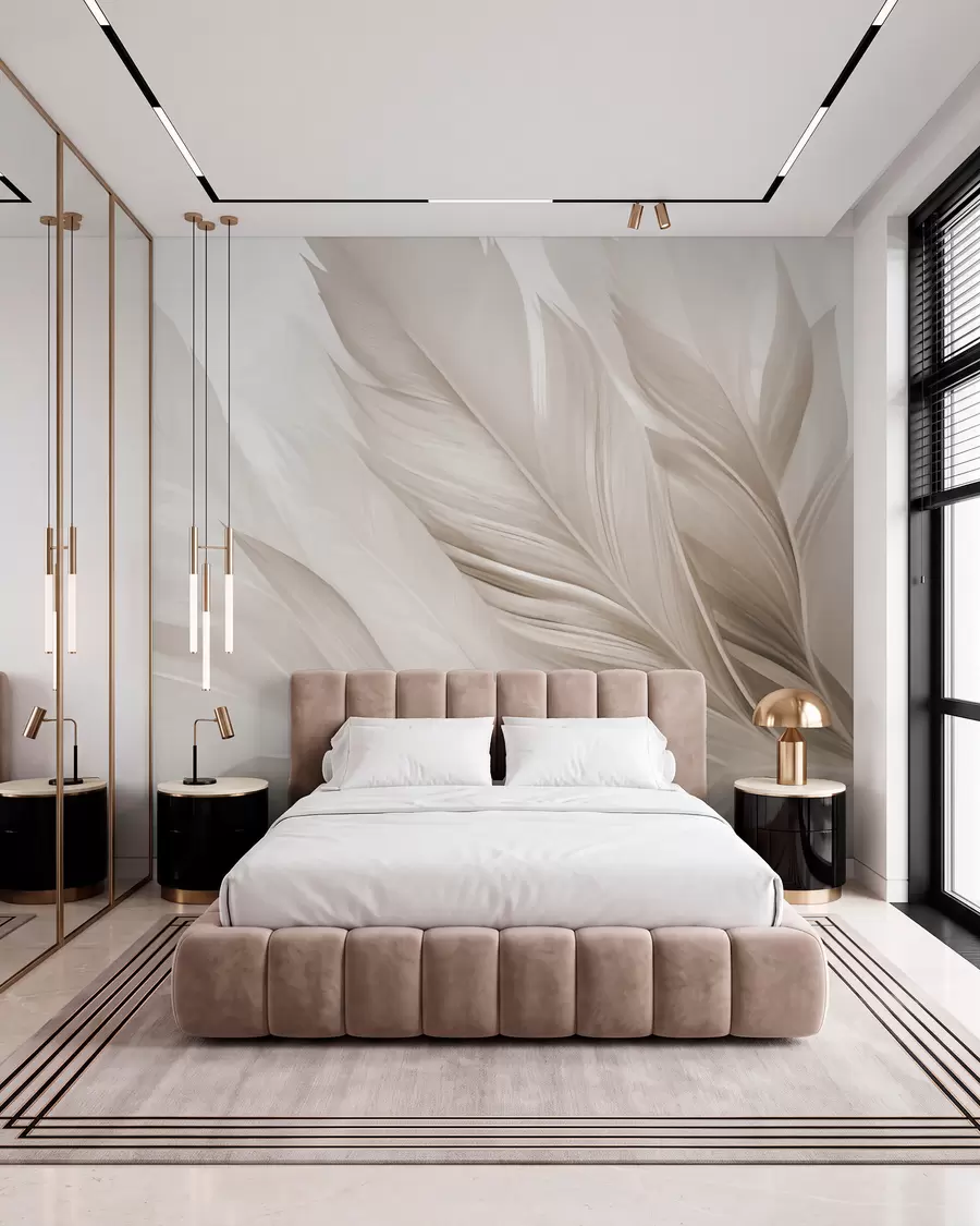 murales de pared Plumas w05793v1