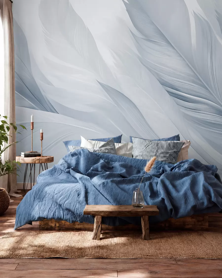murales de pared Plumas w05793v2