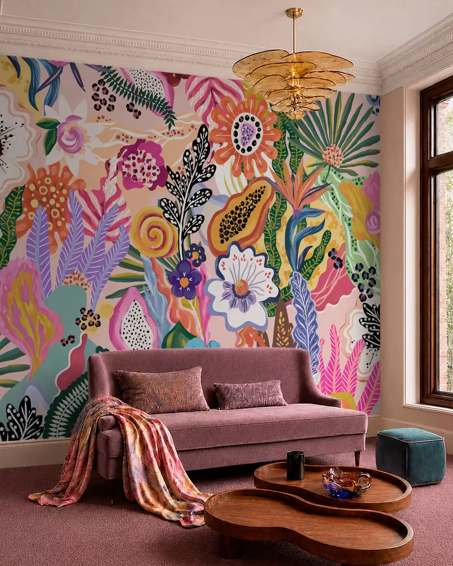 murales de pared Frutas y flores w05815