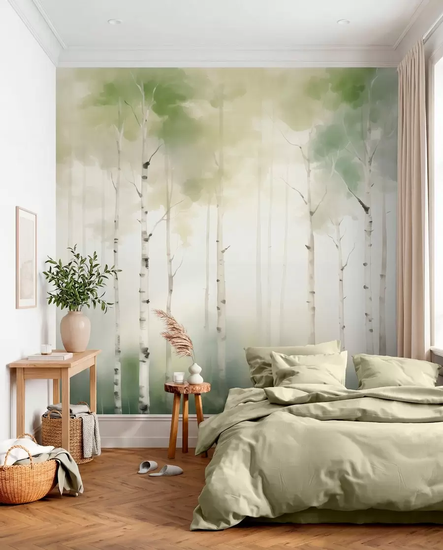 murales de pared Abedules w05676