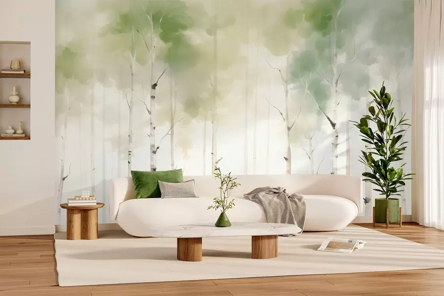 murales de pared Abedules w05676
