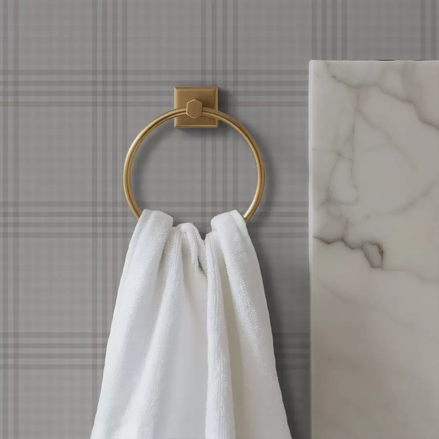 murales de pared Cuadros grises claros con finas rayas que se cruzan a01251