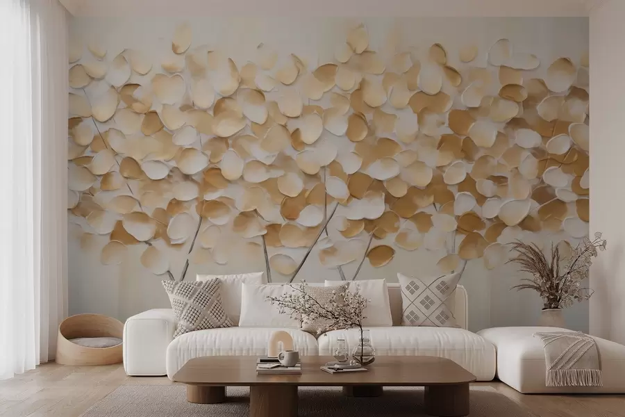 murales de pared Árboles estilizados, imitación de un cuadro w05942
