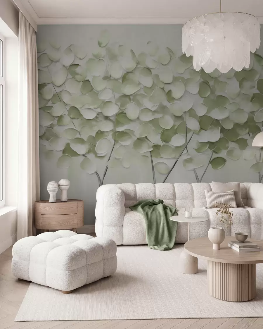 murales de pared Árboles estilizados, imitación de un cuadro w05942v1