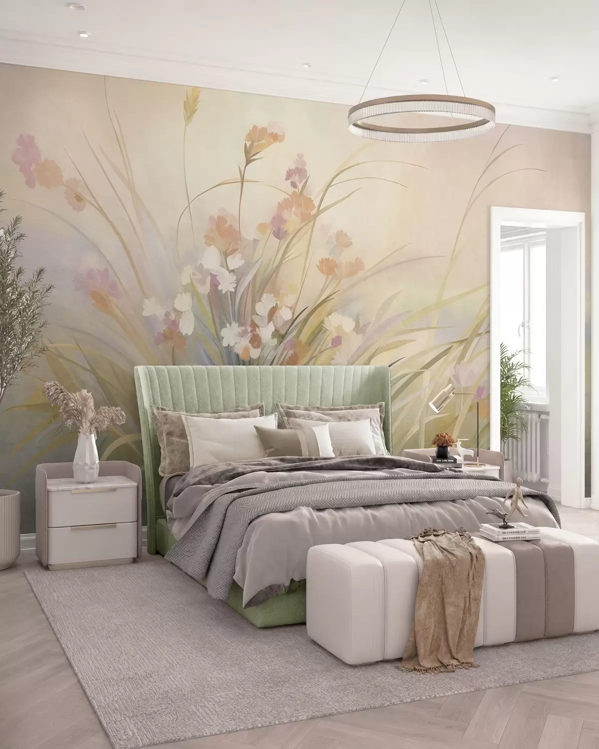 murales de pared Resplandor del prado w10062
