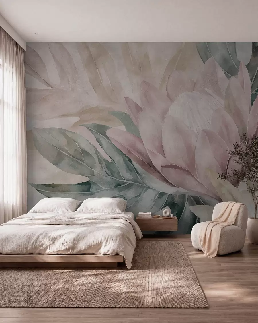 murales de pared Flor abierta w09988