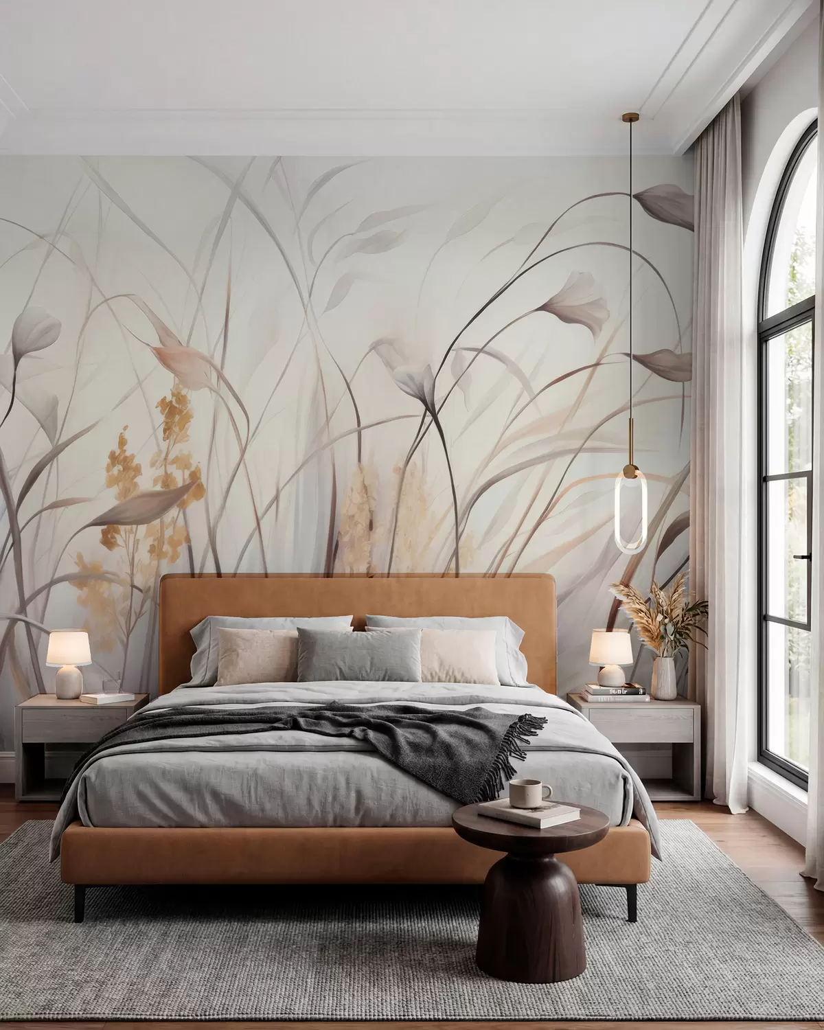 murales de pared Flores secas w05938
