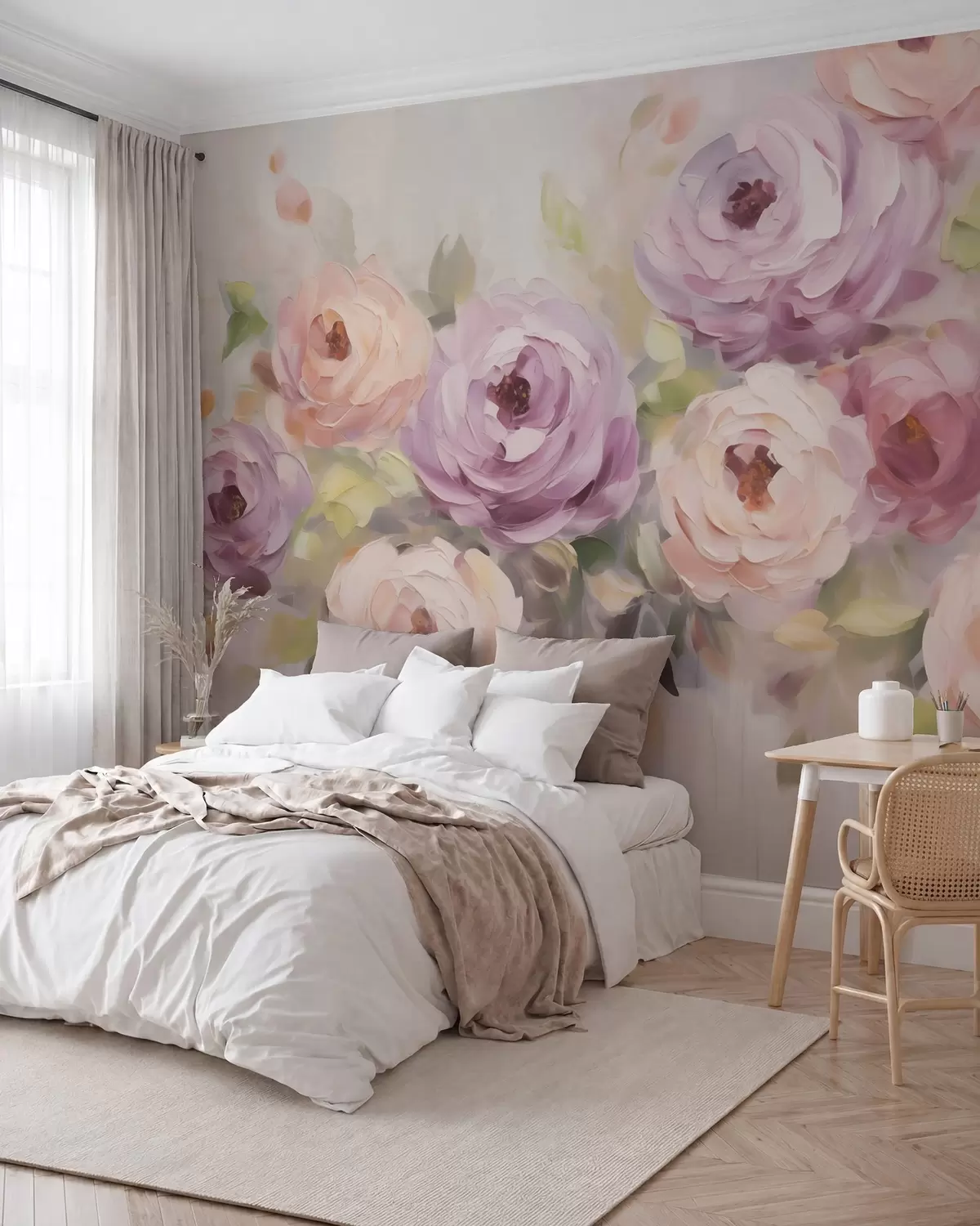 murales de pared Sueño de pétalos w05996