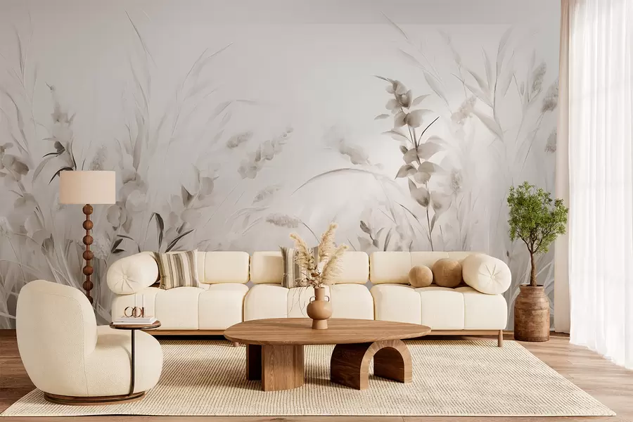 murales de pared Campo de flores w05913