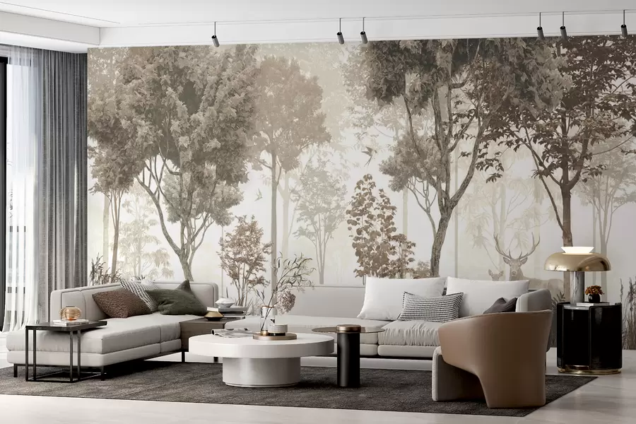 murales de pared Bosque mágico u72134