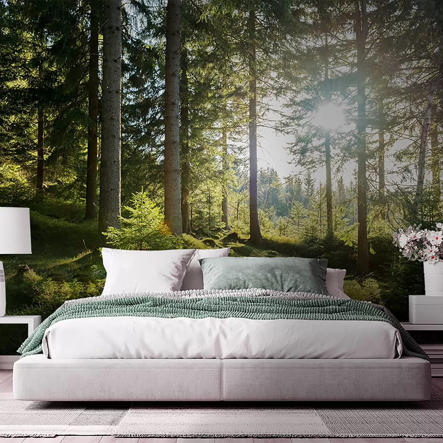 murales de pared Montañas Carkonoshe en Polonia u80015