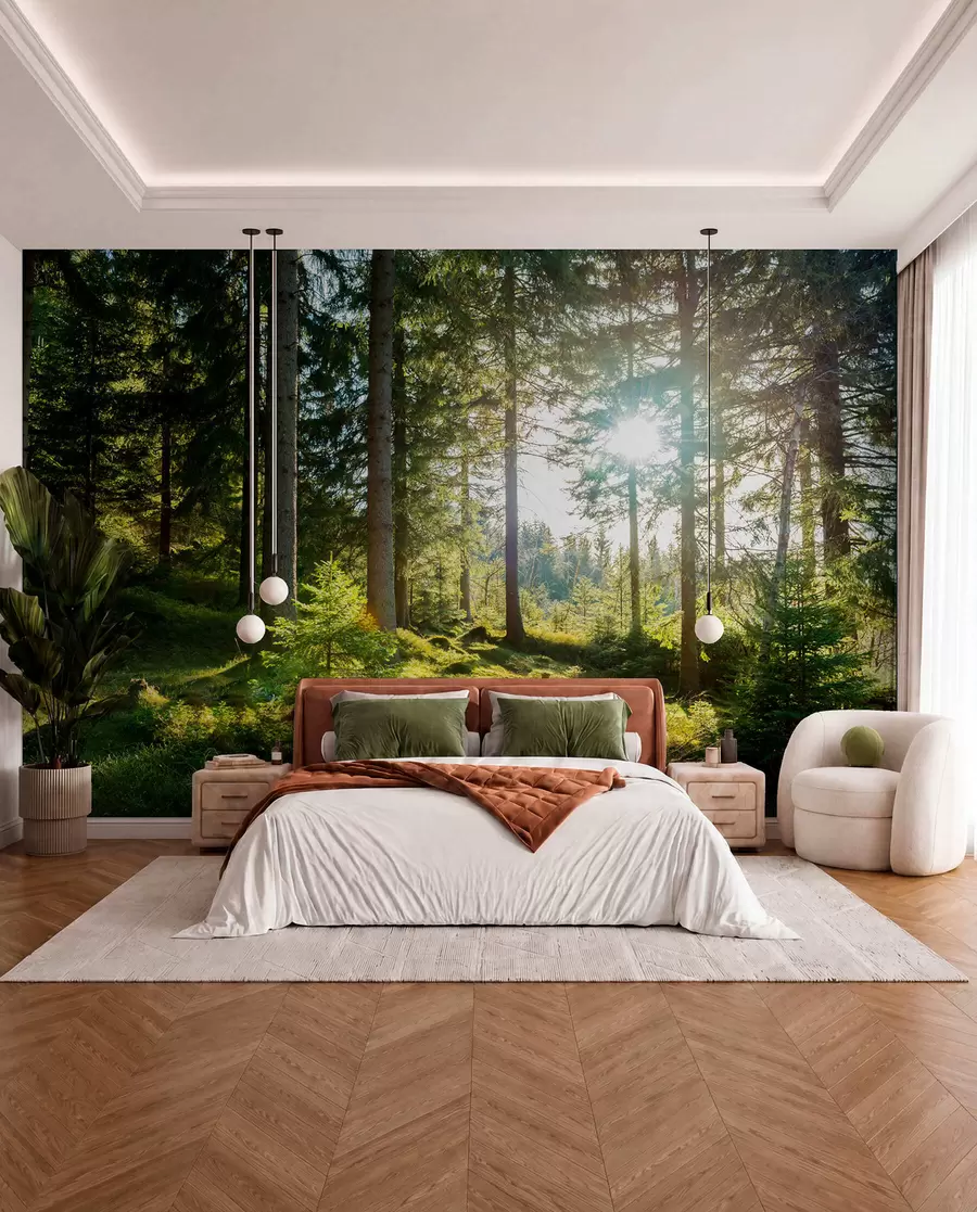 murales de pared Montañas Carkonoshe en Polonia u80015