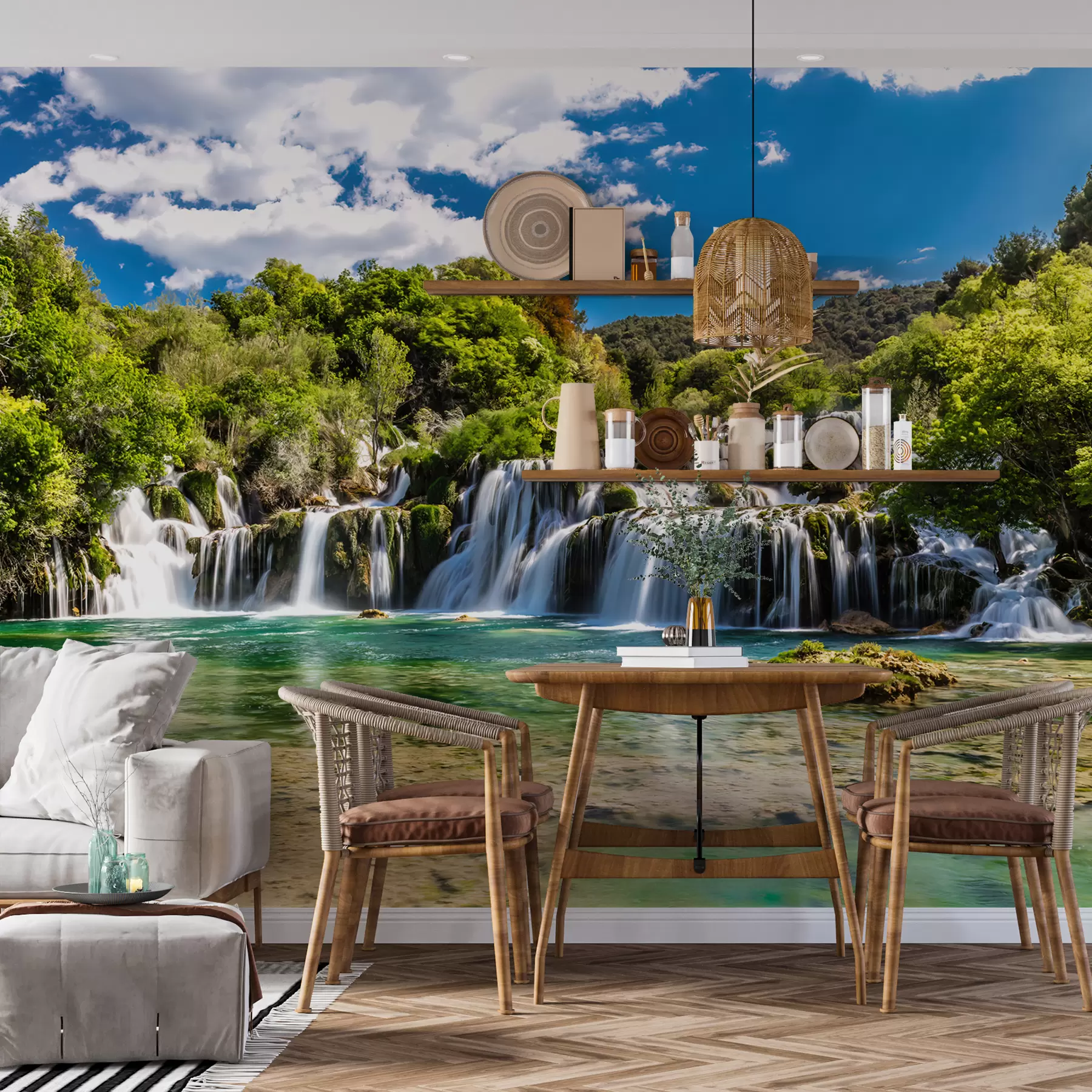 murales de pared Agua, nube y cielo u55775