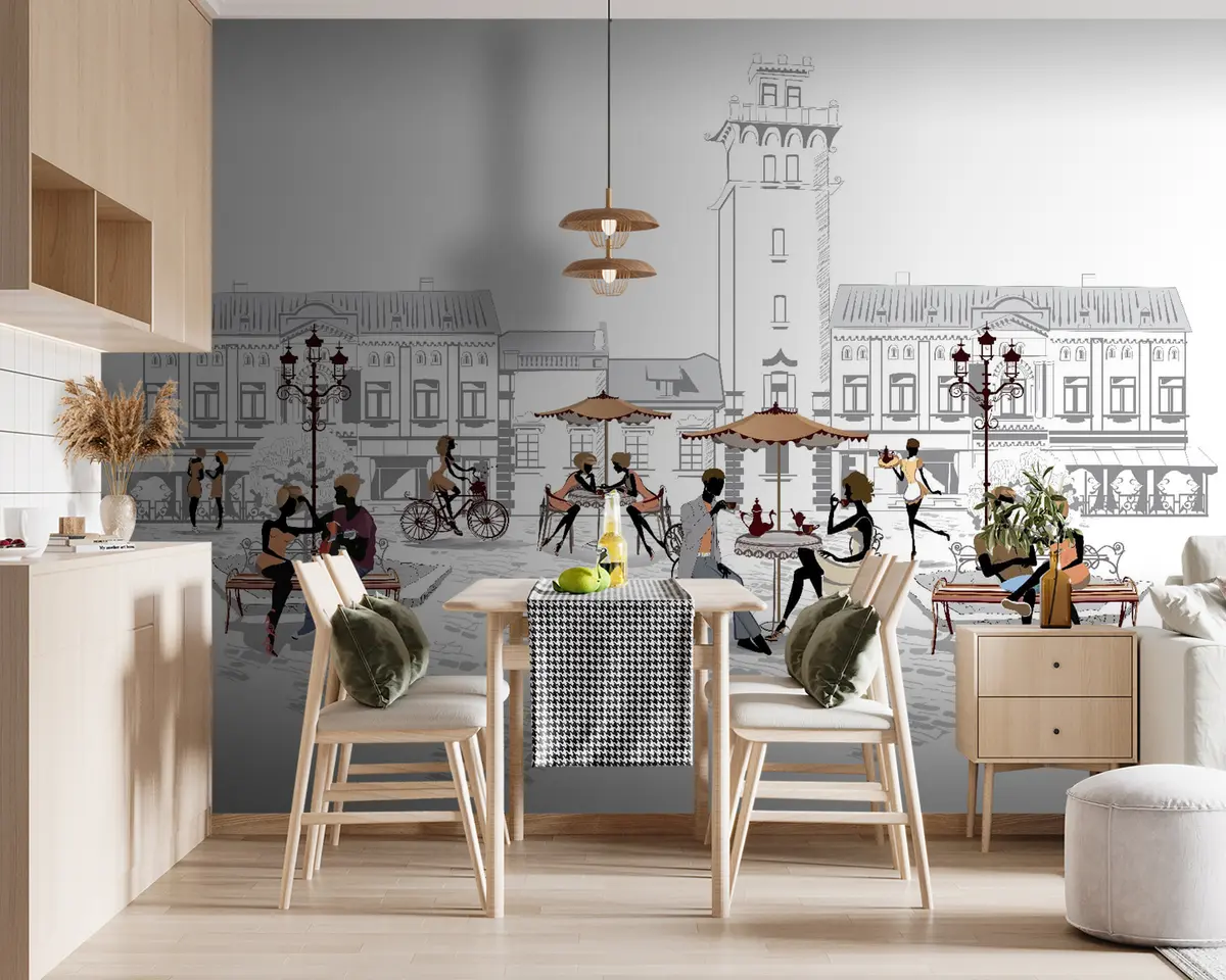 murales de pared Diseño urbano, tipografía y arte. u56109