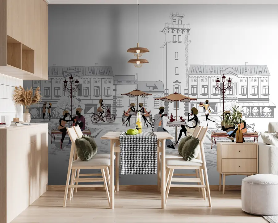 murales de pared Diseño urbano, tipografía y arte. u56109