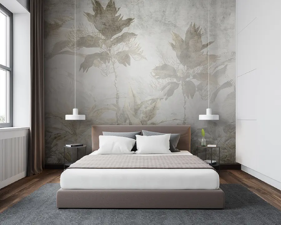 murales de pared Marrón, ramita y botánica u93394