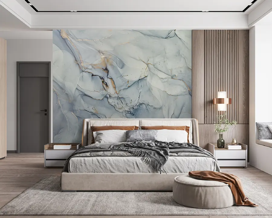 murales de pared Capa de hielo, nieve y derretimiento u93432