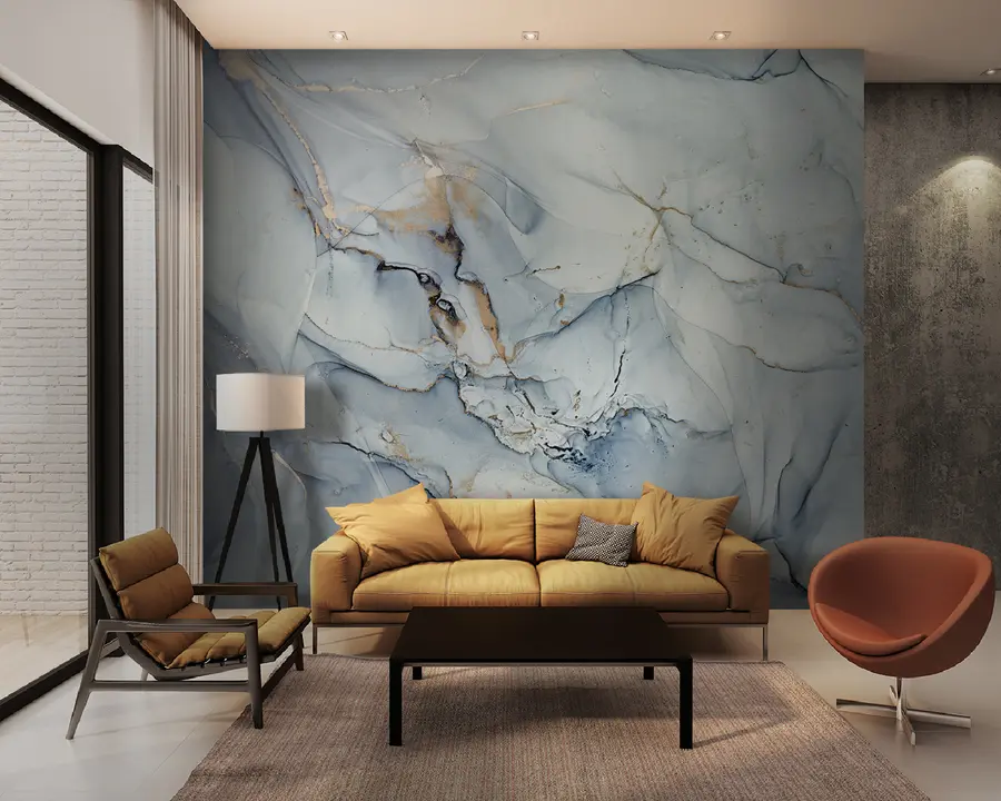 murales de pared Capa de hielo, nieve y derretimiento u93432