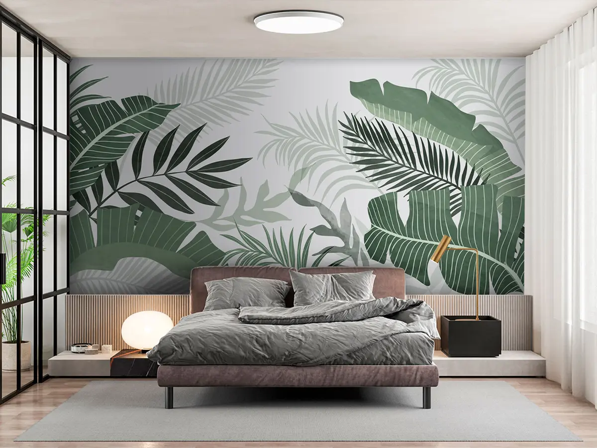 murales de pared Plantas tropicales con follaje u78571