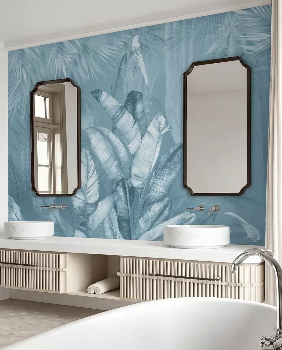 murales de pared Planta, agua y azur u50468v3