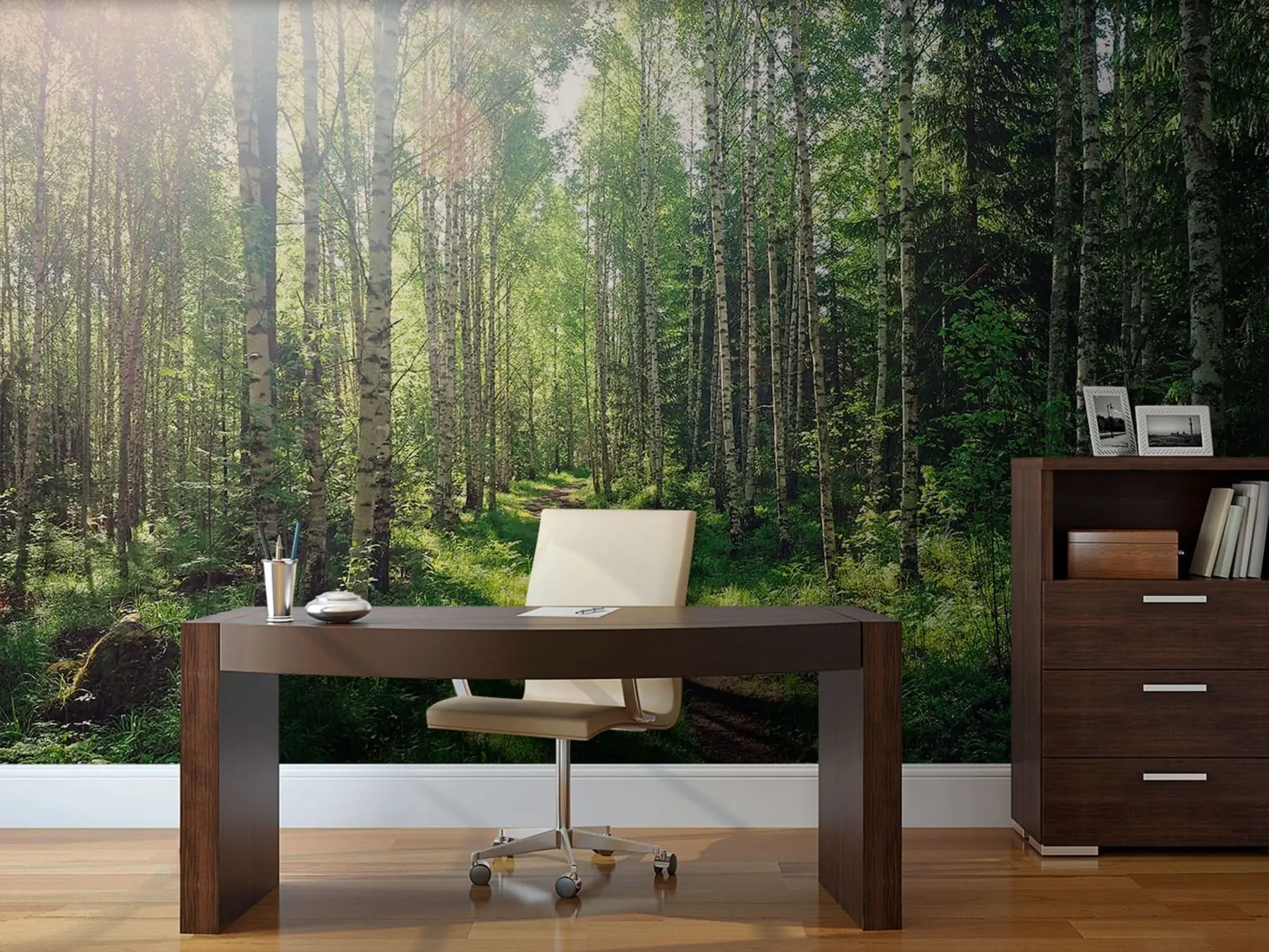 murales de pared Sunshine verde en Finlandia u74235