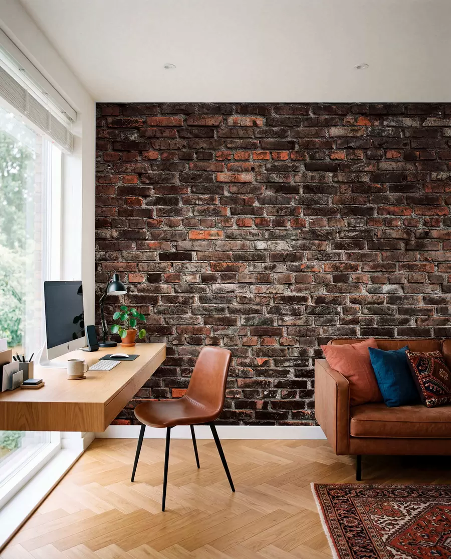 murales de pared Ladrillo de negro u74267