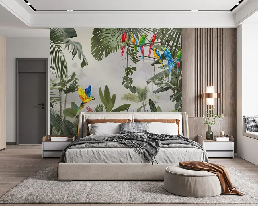 murales de pared Royas en ramas en el bosque tropical u94072